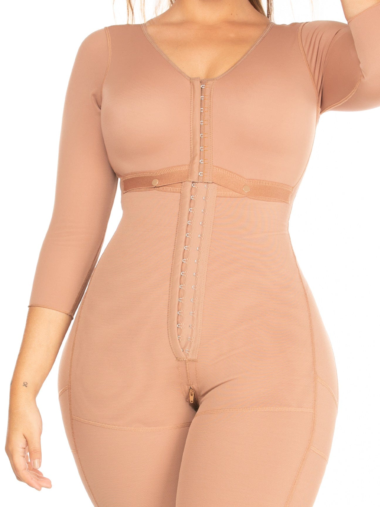 Fajas Colombianas Mujer Full Body Support Arm Compression Shrink